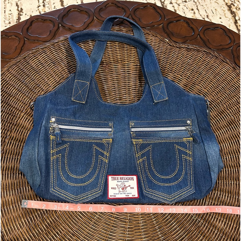 Denim handbag